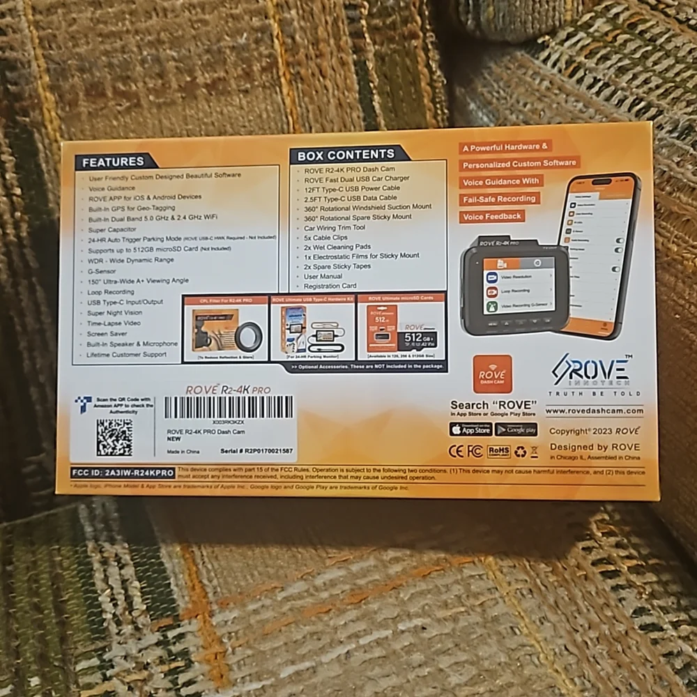 COPY - ROVE R2-4K PRO Dash Cam